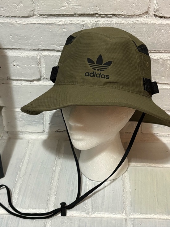 adidas Other - Adidas Men’s Webbing Boonie Bucket Hat Sz S/M Green Drawstring Hike Fish Outdoor